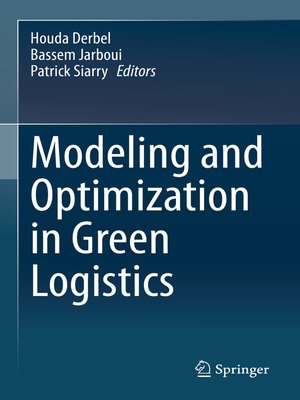 cover image of Modeling and Optimization in Green Logistics